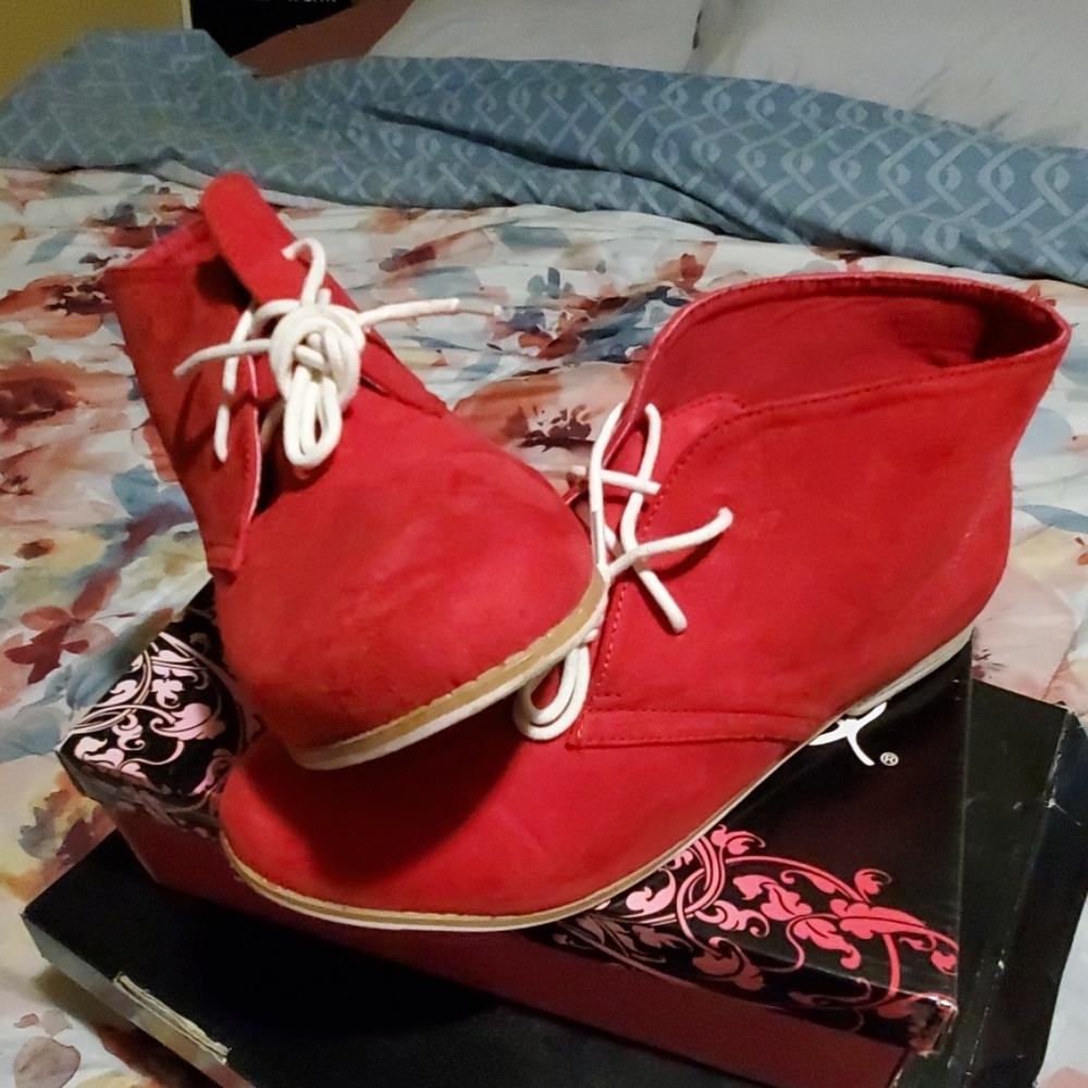 Suede Ankle Booties